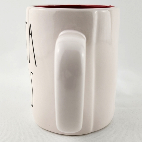 Rae Dunn Matching SANTA PAWS Marching Mug & Dog Bowl Set Large Letters White Red - Picture 9 of 15